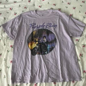 Brandy Melville oversized purple rain Prince shirt